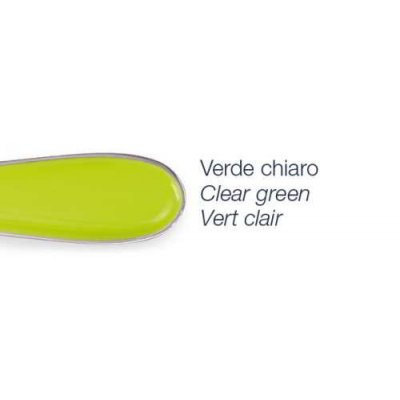 Modernes Besteck aus 18/10 Edelstahl farbigem Griff - Feder - Set 24 Stück - 