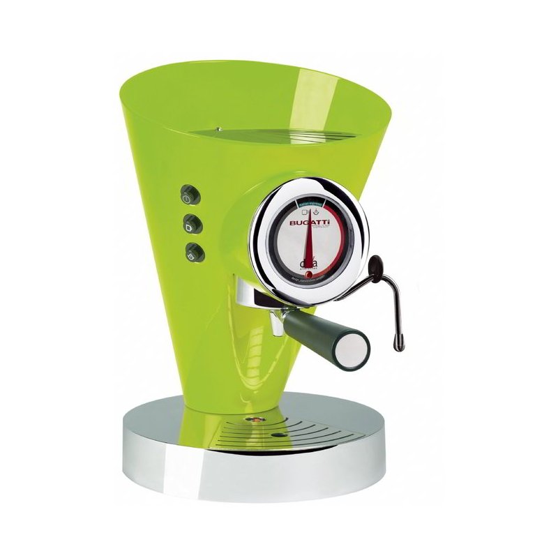 Bugatti Diva Evolution 浓缩咖啡机 - 1700 瓦 - 绿色