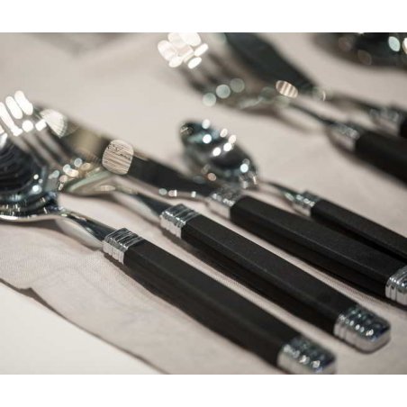 Rossini - Rivadossi Colored Cutlery - set 75 pcs Black -  - 8004746788514