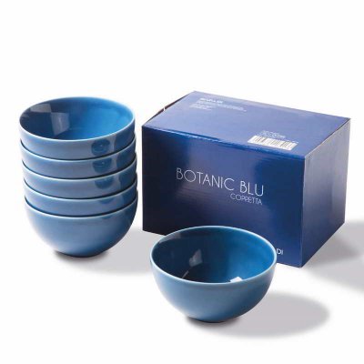 Set 6 Pieces Blue Porcelain Cups - Rivaldi -  - 8056364164065