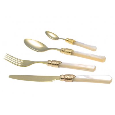 Victoria Gold - Rivadossi Colored Cutlery Set 24pcs - 1