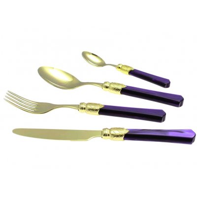 Vittoria Oro - Rivadossi Colored Cutlery Set 24pcs -  - 