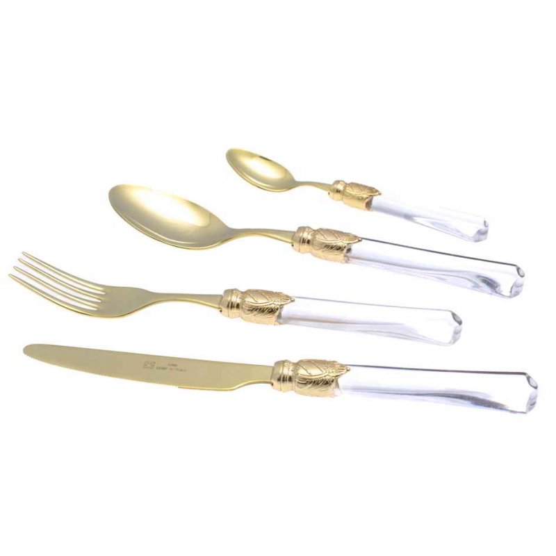 餐具 Rivadossi 在线购买 - Vittoria Oro 套装 4 件 -