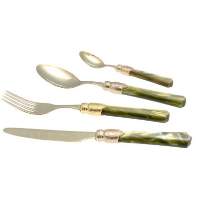 餐具 Rivadossi 在线购买 - Vittoria Oro 套装 4 件 -