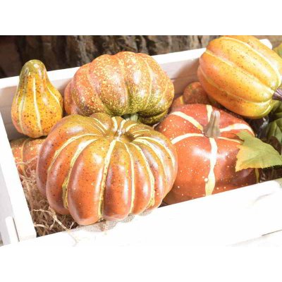 Realistic Decorative Pumpkins n. 2 Orange Bags -  - 