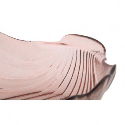 Glamouröse rosafarbene Muscheltasche aus recyceltem Glas – Mauro Ferretti - 