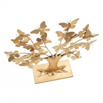 Tree Of Life Sculpture With Glam Butterflies- Mauro Ferretti -  - 8024609346699