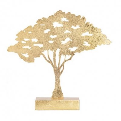 Leaf Tree Plan Sculpture Cm 43.5X8X41.5 Glam - Mauro Ferretti -  - 8024609346606