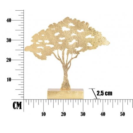 Scultura Leaf Tree Plan Cm 43,5X8X41,5   Glam- Mauro Ferretti - 