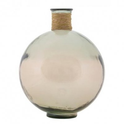 Seil-Artemis-Vase, recyceltes Glas, cm Ø 34 x 44, Glam - 