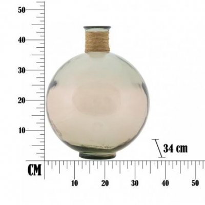 Rope Artemis Vase Recycled Glass Cm Ø 34X44 Glam -  - 8024609348297