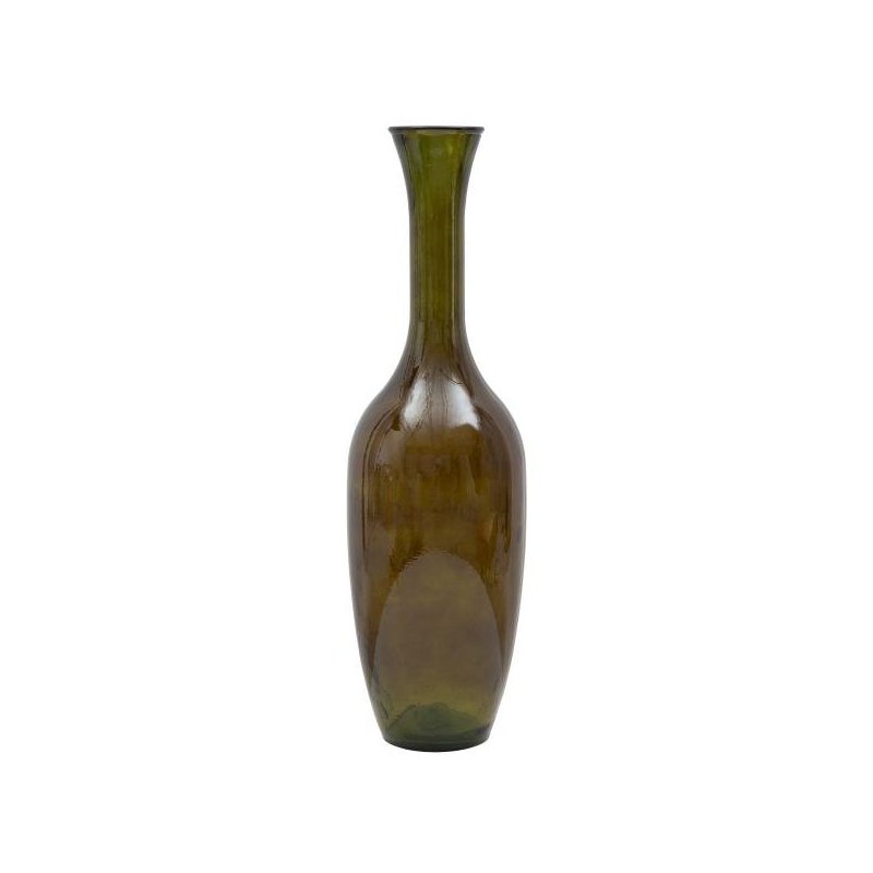 Jarron Green Recycled Glass Vase Cm Ø 30X100 Glam -  - 8024609348426