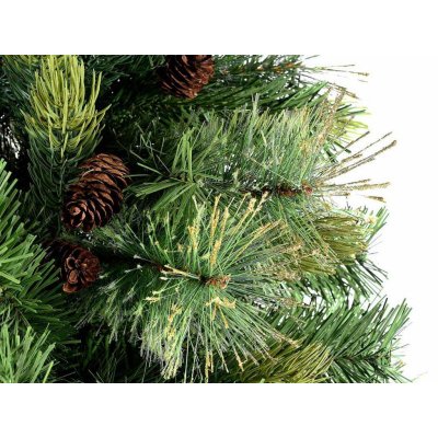 Colorado Christmas Tree with Glitter and Pine Cones -  - 