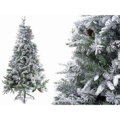 Schneebedeckter Weihnachtsbaum - Kanada - realistischer Tannenzapfen-Effekt - 