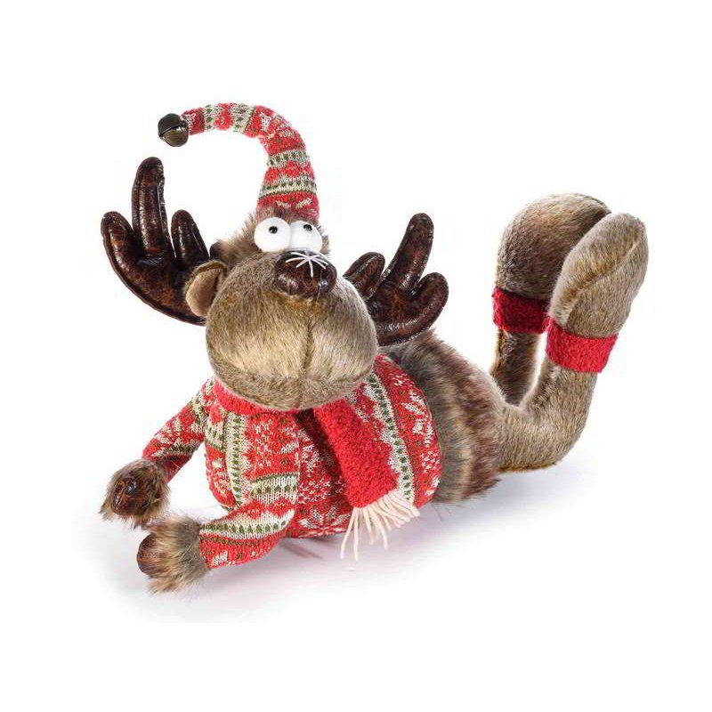 Peluche Ricemousse le renne de Noël de Noodoll - La Malle à Confettis