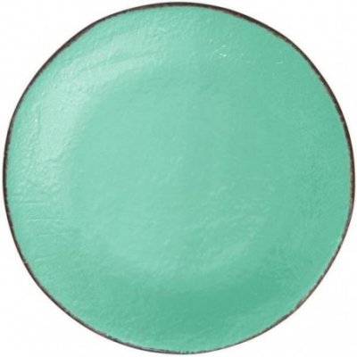 Round Ceramic Tray 31 cm - Tiffany Water Green Color - Preta -  - 8055765090119