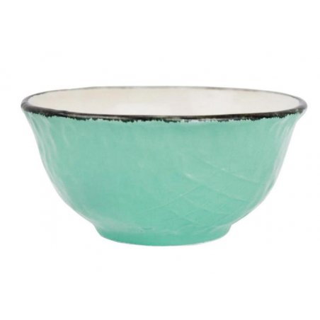 Ceramic Salad Bowl - Set of 6 pcs - Tiffany Water Green Color - Preta -  - 8050262575510