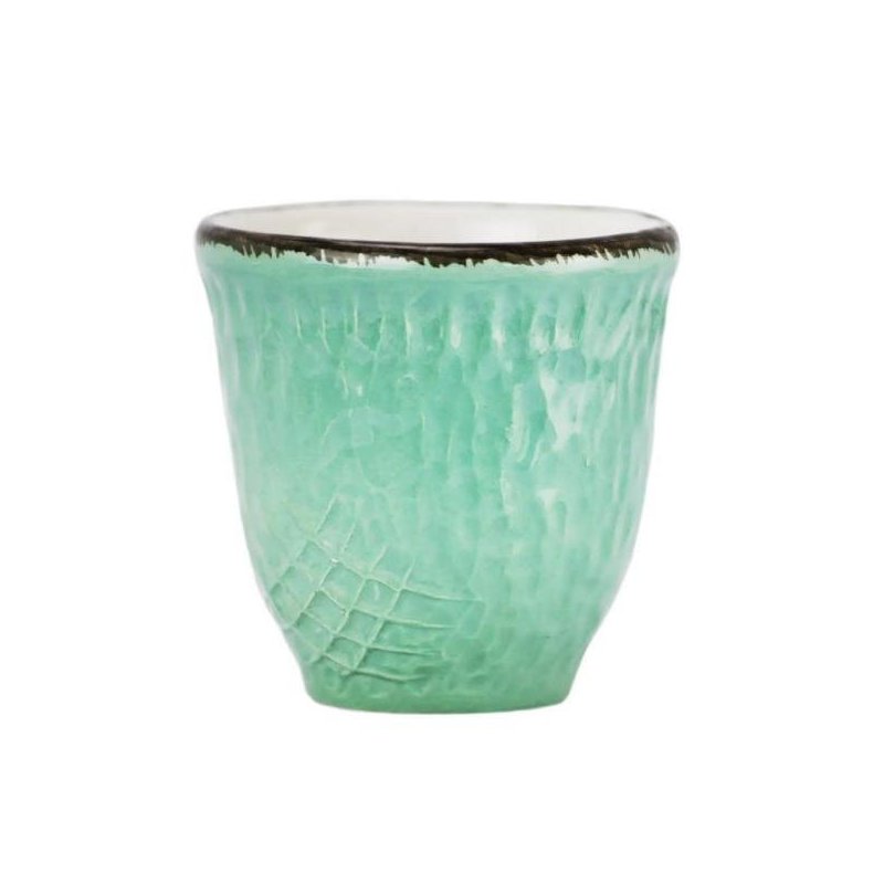 Pretino Café/Liqueur cl 10 - Set de 4 pcs - Tiffany Water Green Color - Preta - 