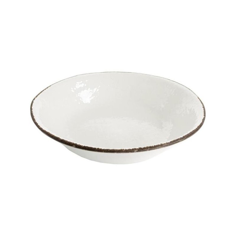 Risotto Schüssel 30,50 cm in Keramik - Weiße Milchfarbe - Preta - 