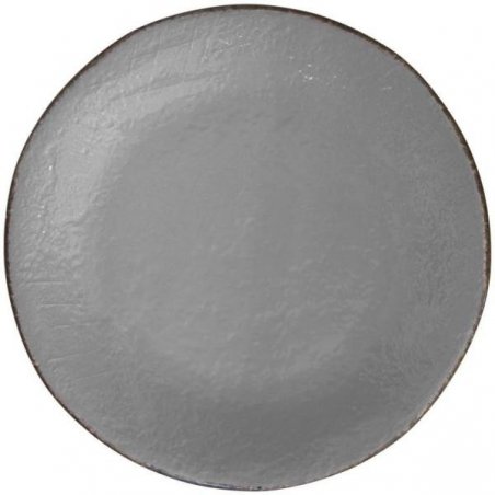 Runde Keramikschale cm 31 - Graue Farbe - Preta - 