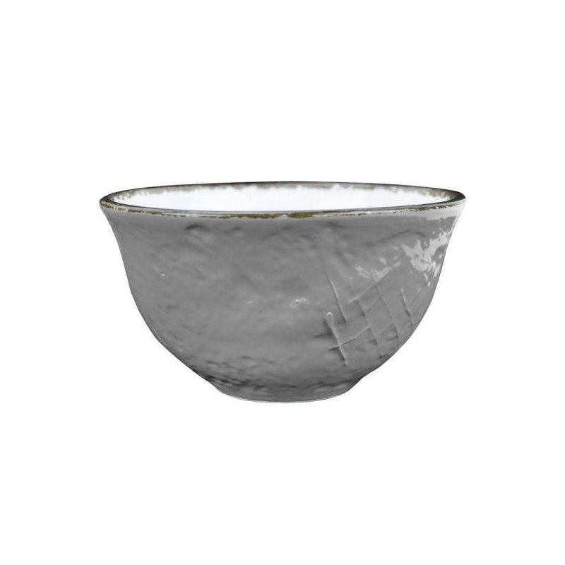 Ceramic Bowl / Bolo Cereals - Set 6 pcs - Gray Color - Preta -  - 8055765095961