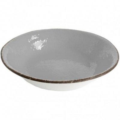 Risotto cm 30,50 in Ceramic - Gray Color - Preta -  - 8055765095978