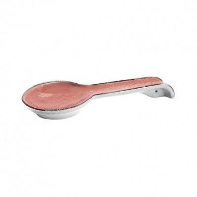 Spoon Rest in Pink Powder Ceramic - Preta -  - 8050262576333