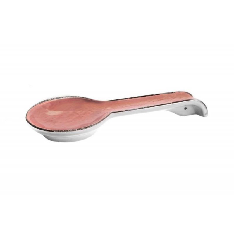 Spoon Rest in Pink Powder Ceramic - Preta -  - 8050262576333