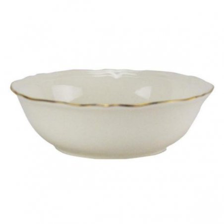 Set of 6 porcelain fruit salad bowls with gold edge - Venezia Oro 13 cm -  - 