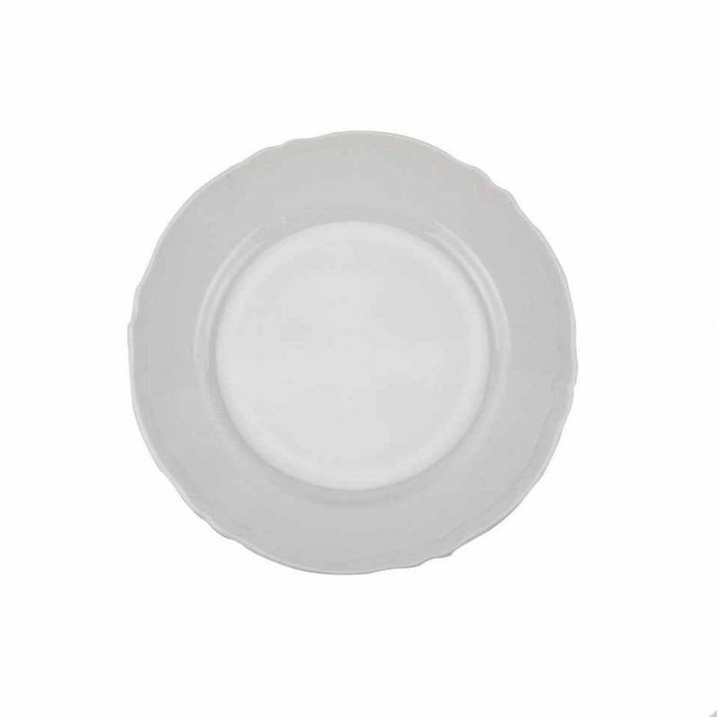 Set 6 Pcs Assiette À Fruits En Porcelaine - Venise - Cm.21 -