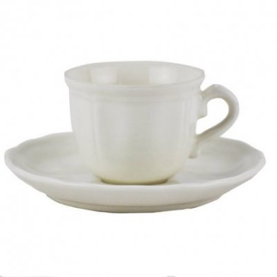 Set 6 Pz Tazzine Caffè e Piattino - porcellana    cl10 -  - 