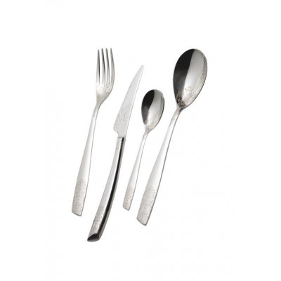 Polished Stainless Steel Cutlery Devoré - Casa Bugatti -  - 