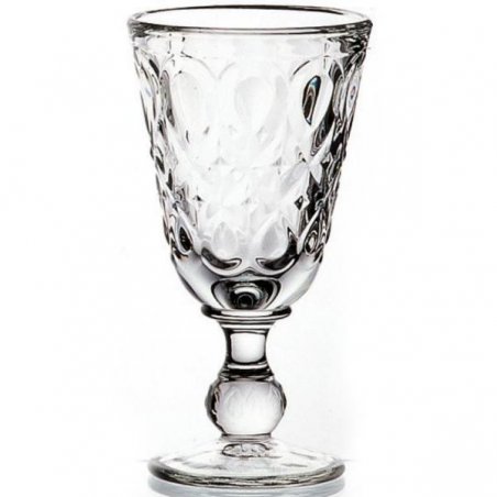 La Rochère - Set de 6 verres à vin lyonnais transparents - 