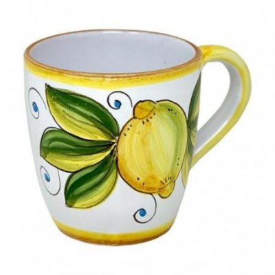 Deruta ceramic cup 10x14x10 cm - Taormina decoration -  - 