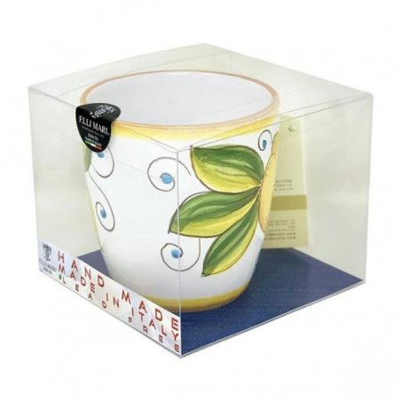 Deruta ceramic cup 10x14x10 cm - Taormina decoration -  - 