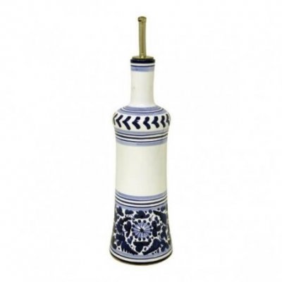 Oliera in Ceramica Deruta - 0,5L 31cm Arabesco Blu - 
