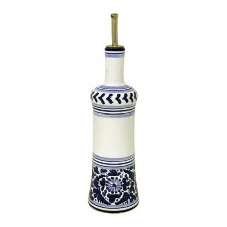 Oliera in Ceramica Deruta - 0,5L 31cm Bleu Arabesque - 