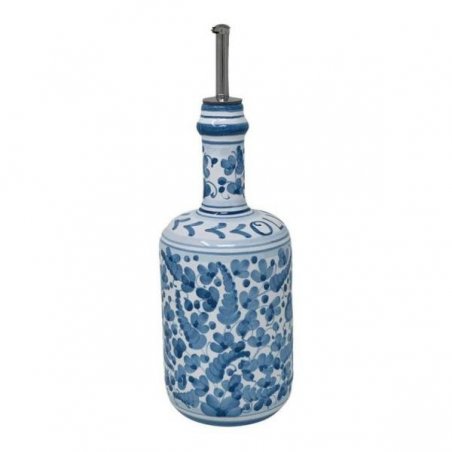 Deruta 陶瓷调味瓶 - 0.75L 25cm 阿拉伯式花纹绿松石 -