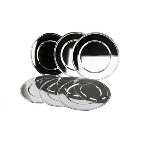 Shelfhield Simple Silver Supple - Style moderne - Set 6 PCS - Sweet England -