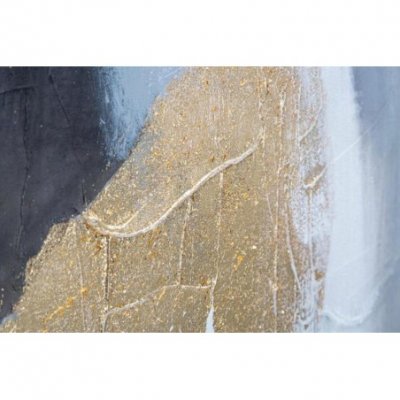 Gemalt auf grauer/goldener Leinwand, cm 80 x 2,8 x 100 – Mauro Ferretti - 