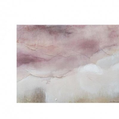 Gemalt auf rosa Bergleinwand, cm 80 x 2,7 x 60 – Mauro Ferretti - 