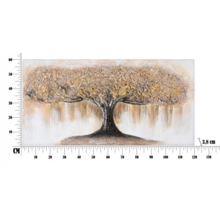 Painting On Canvas Tree -A- Cm 60X3,8X120 - 6