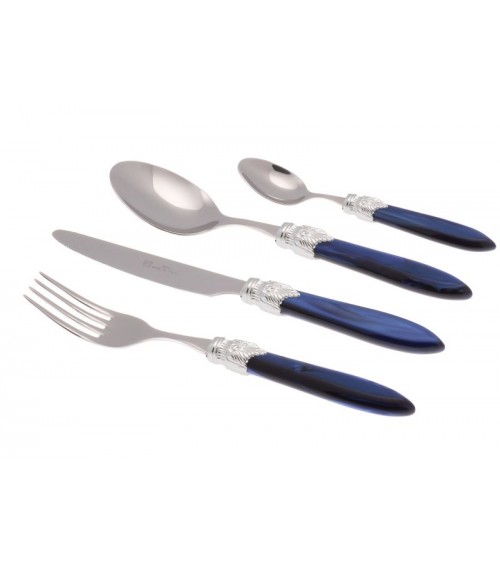 Rivadossi Farbiges Besteck - Laura Silver Color Set 4-teilig -