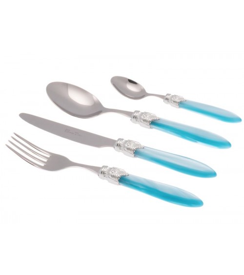 Rivadossi Farbiges Besteck - Laura Silver Color Set 4-teilig -
