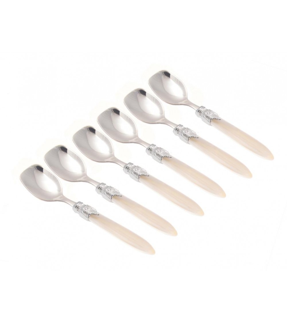 Set de 6 Cuillères à Glace - Laura Couleur Argent - Rivadossi Sandro -