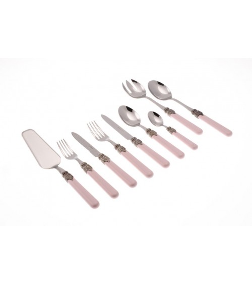 Rivadossi: Classic Set 75 Pcs - Shabby / Country Cutlery - pink