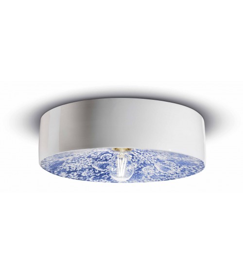 Ceramic ceiling lamp Pi Diameter 40 cm Decò Collection - Ferroluce -  - 