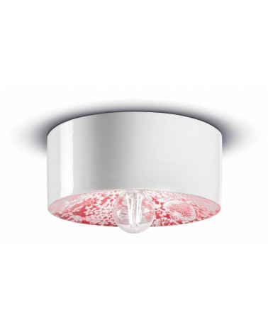 Ceramic ceiling lamp Pi Diameter 25 cm Decò Collection - Ferroluce -  - 
