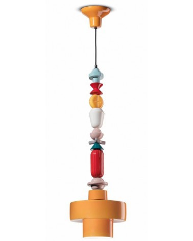 Suspension Lamp in Ceramic H 91 Lariat Decò Collection - Ferroluce -  - 