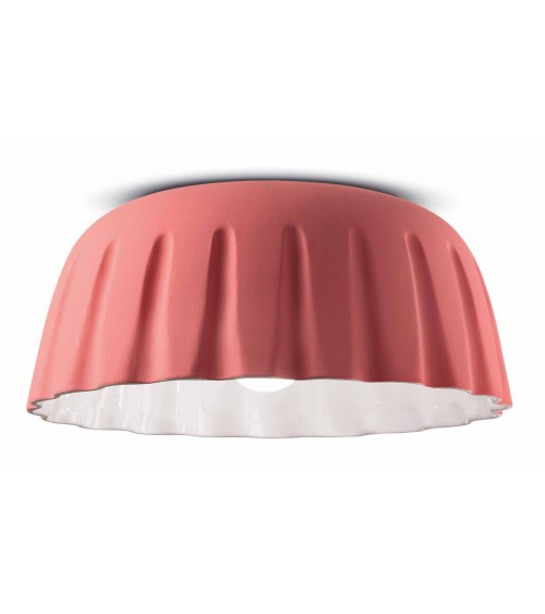 Small Madame Gres Ceramic Ceiling Lamp Decò Collection - Ferroluce -  - 
